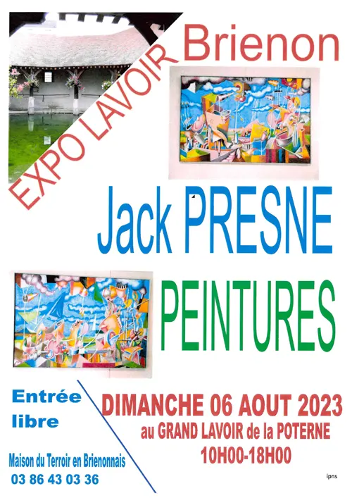 Exposition peinture Lavoir Brienon sur Armancon 06 08 2023.webp