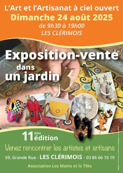 Exposition vente dans un jardin Les Clerimois 24 08 2025.webp