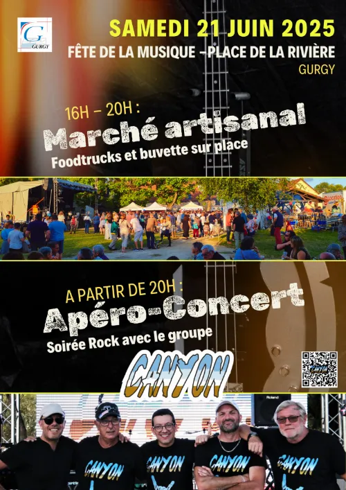 Fete de la Musique Marche artisanal Concert Gurgy 21 06 2025.webp