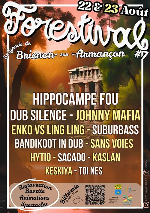 Forestival Brienon sur Armancon 22 et 23 aout 2025.webp
