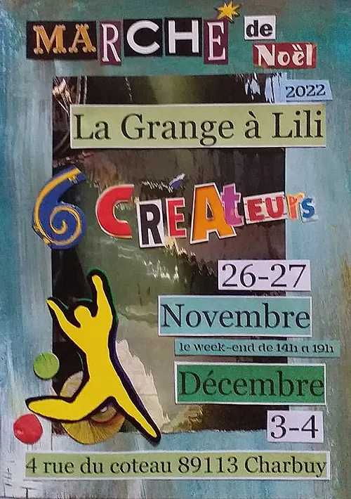 Marche de Noel 6 createurs La Grange a Lili Charbuy Nov Dec2022.webp