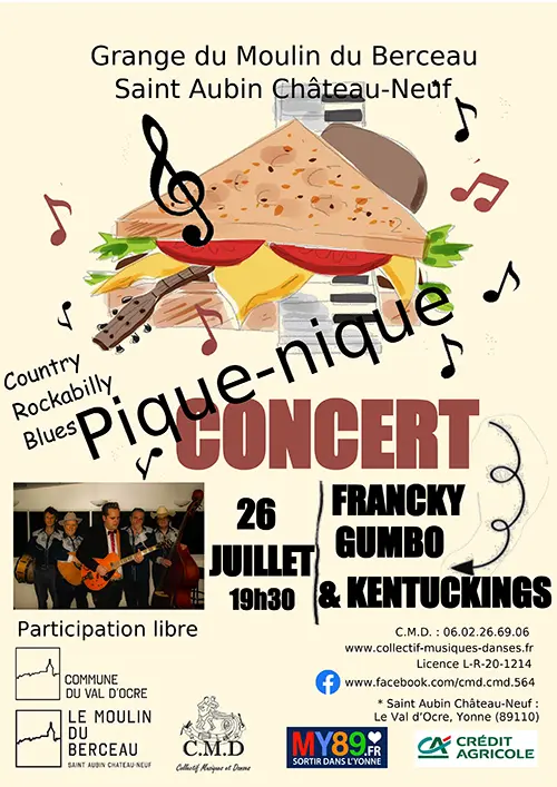 Pique Nique Concert Moulin du Berceau Saint Aubin Chateau Neuf 26 07 2024.webp