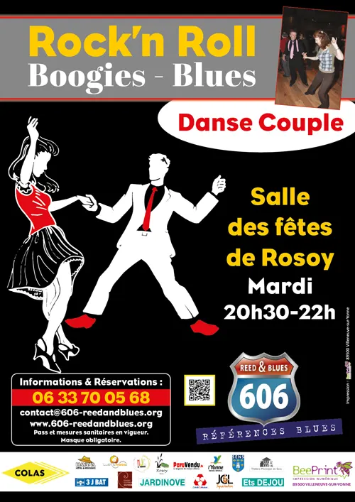 Reprise cours danse couple Rock n Roll Boogies Blues Rosoy 2022.webp