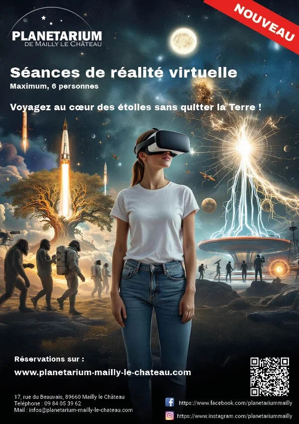 Séance de casque réalité virtuelle – Mailly-le-Château (Planétarium - Espace nature du Beauvais) (affiche de l’événement)