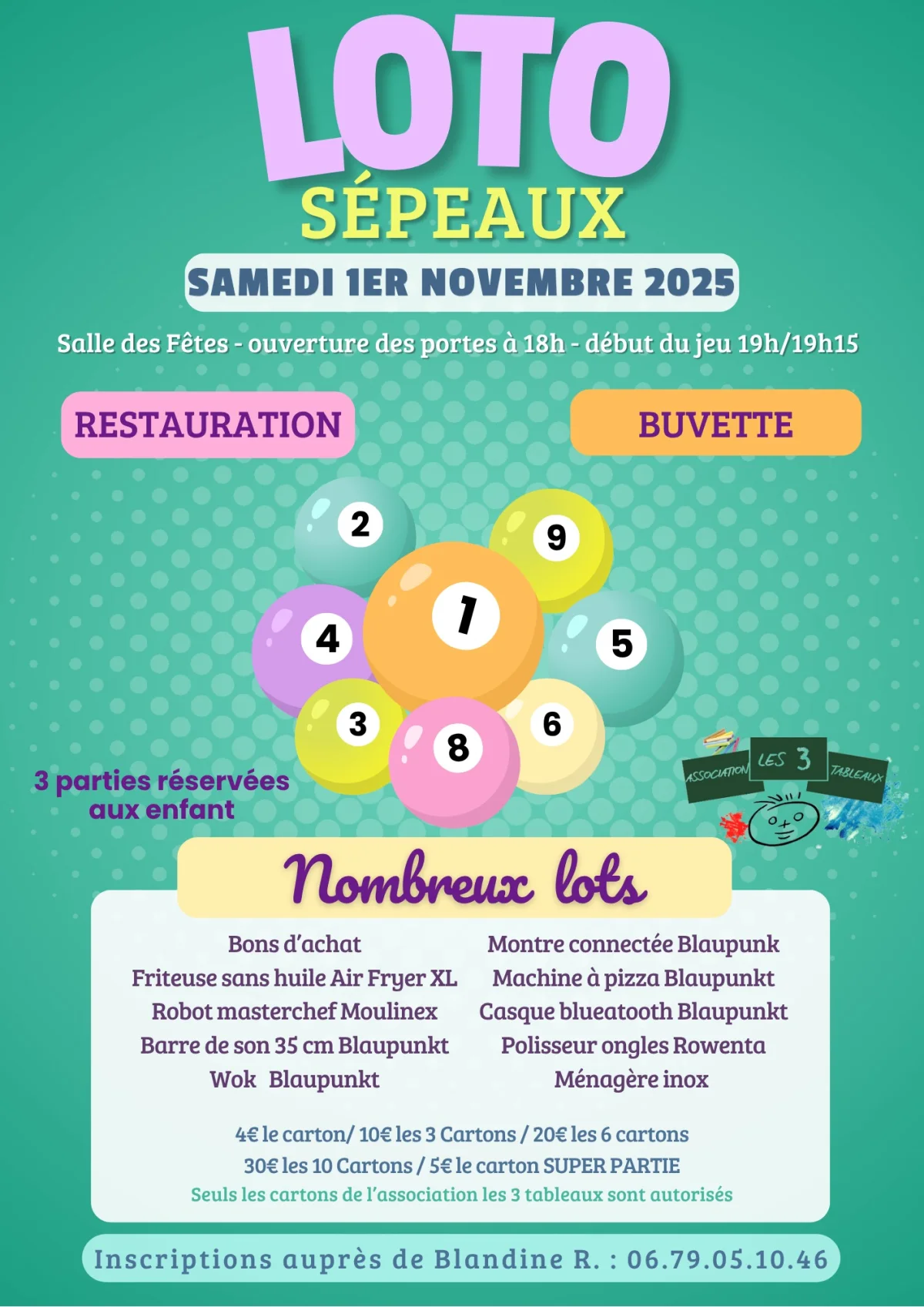 Loto – Sépeaux (Salle des fêtes) (affiche de l’événement)