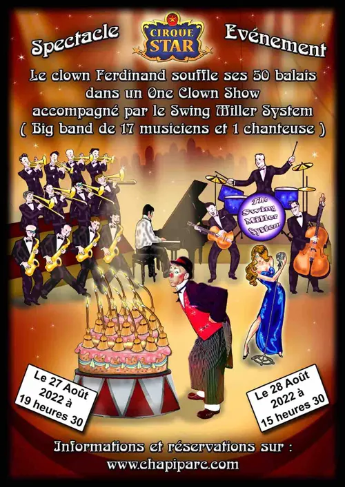 Spectacle Cirque Star 50 Balais pour un clown Piffonds 27 28aout2022.webp