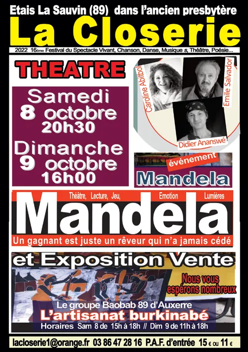 Spectacle Exposition Vente Couleurs d Afrique Mandela La Closerie 10 2022.webp