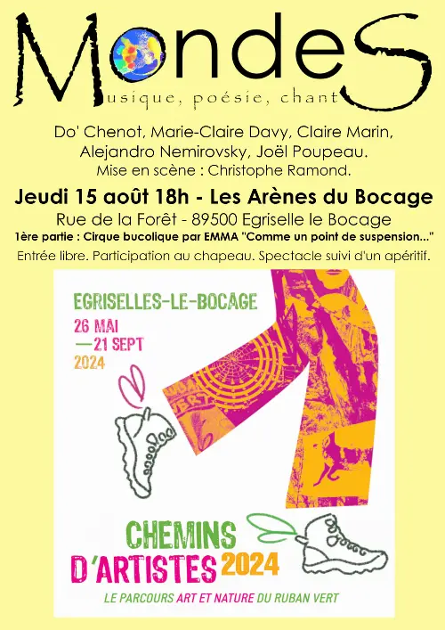 Spectacle Mondes Le Ruban Vert Egriselles le Bocage 15 08 2024.webp