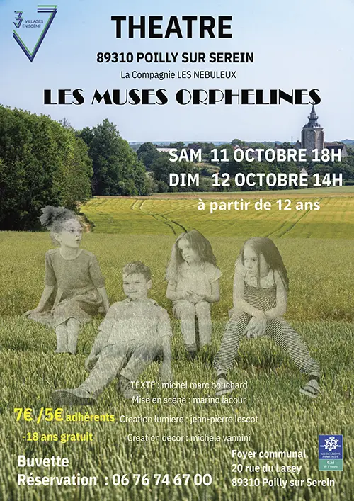 Theatre Les Muses Orphelines Poilly sur Serein 11 et 12 octobre 2025.webp
