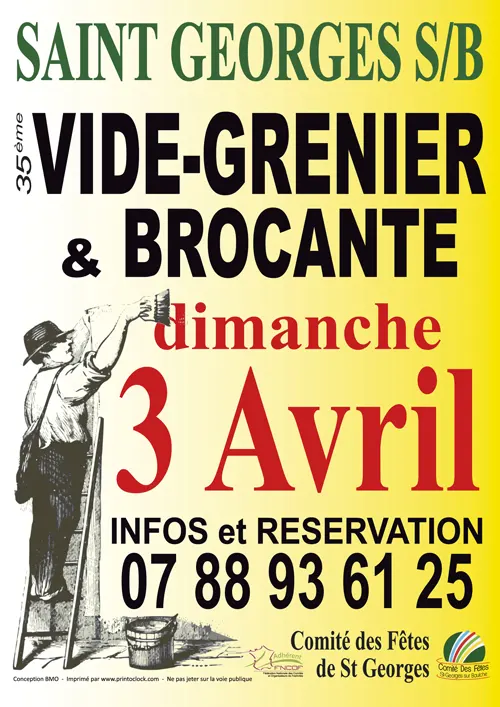 Vide greniers Saint Georges sur Baulche 3avril2022.webp