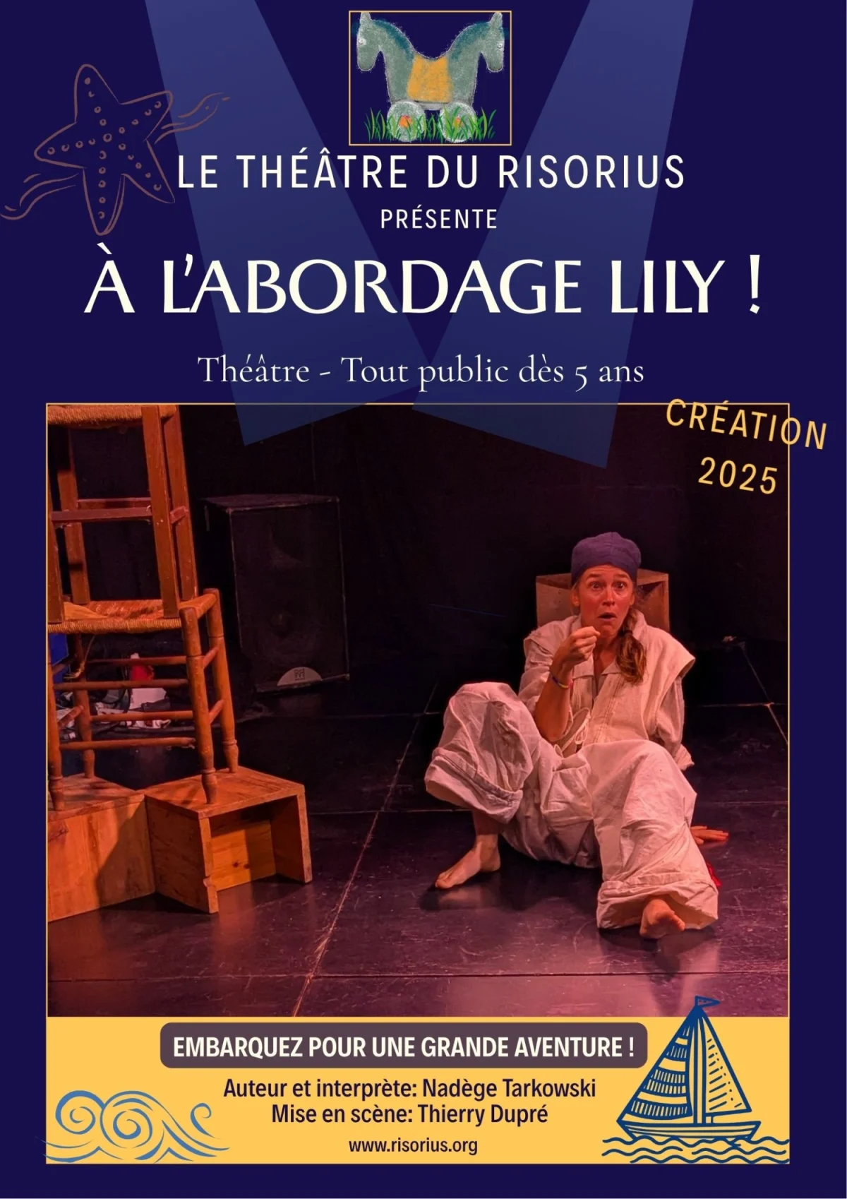 A l'abordage Lily / Dès 5 ans – Auxerre (Théâtre La scène des quais) (affiche de l’événement)