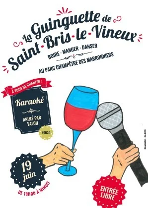 À vous de chanter : Karaoké animé par Valou – Saint-Bris-le-Vineux (Parc Champêtre des Marronniers) (affiche de l’événement)