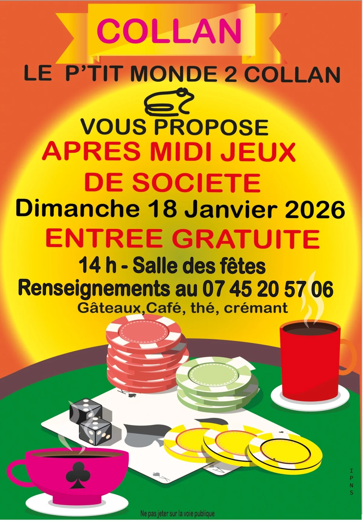 Après Midi Jeux de société – Collan (Salle des Fêtes) (affiche de l’événement)