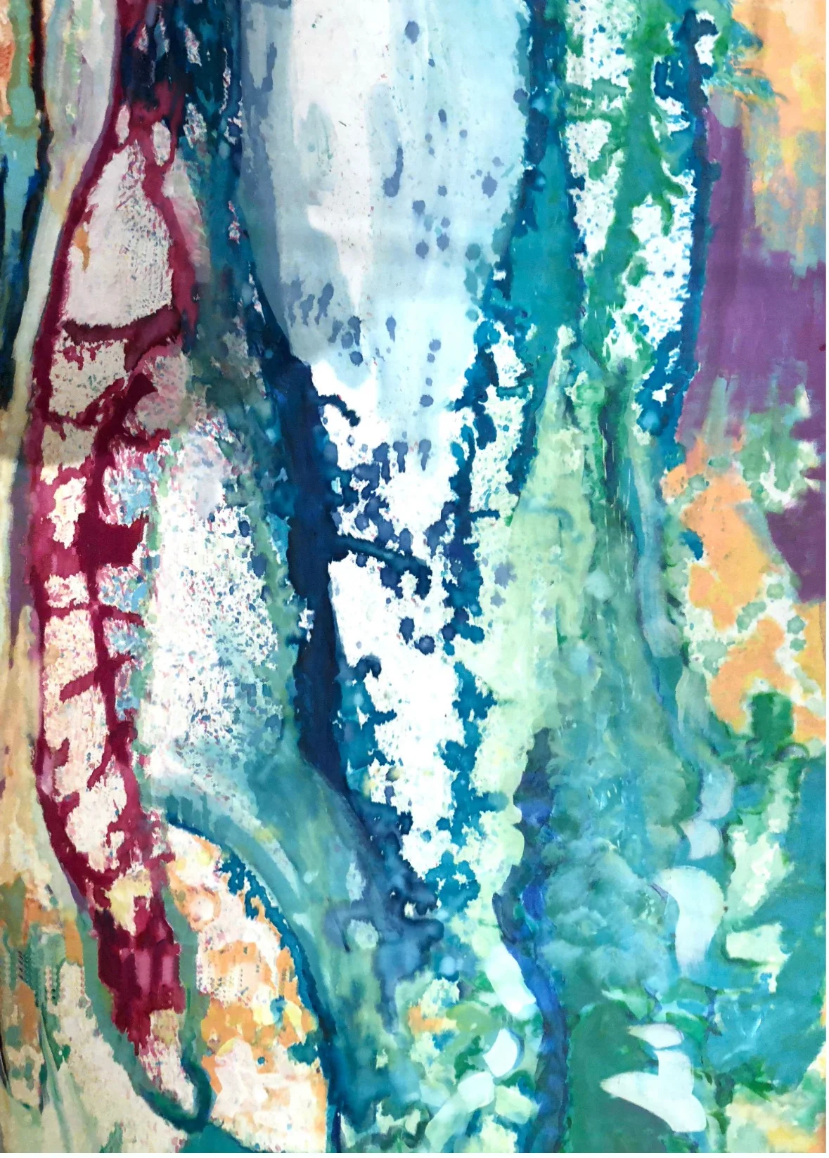 Exposition "Aquarius aérien" par Isabelle de Voldère – Fontenoy (Centre Régional d'Art Contemporain / Château du Tremblay) (affiche de l’événement)