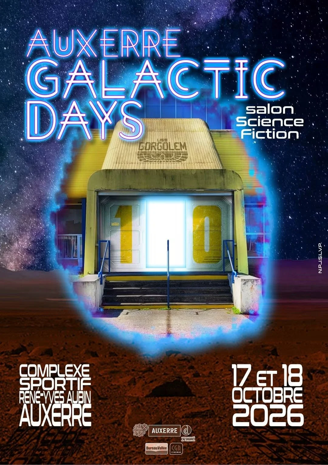 Auxerre Galactic Days – Auxerre (Complexe Sportif René-Yves Aubin) (affiche de l’événement)