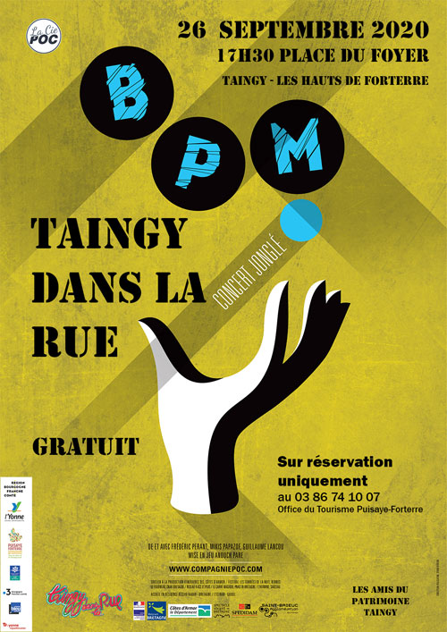 TAINGY DANS LA RUE (Petit format) : Spectacle BPM 