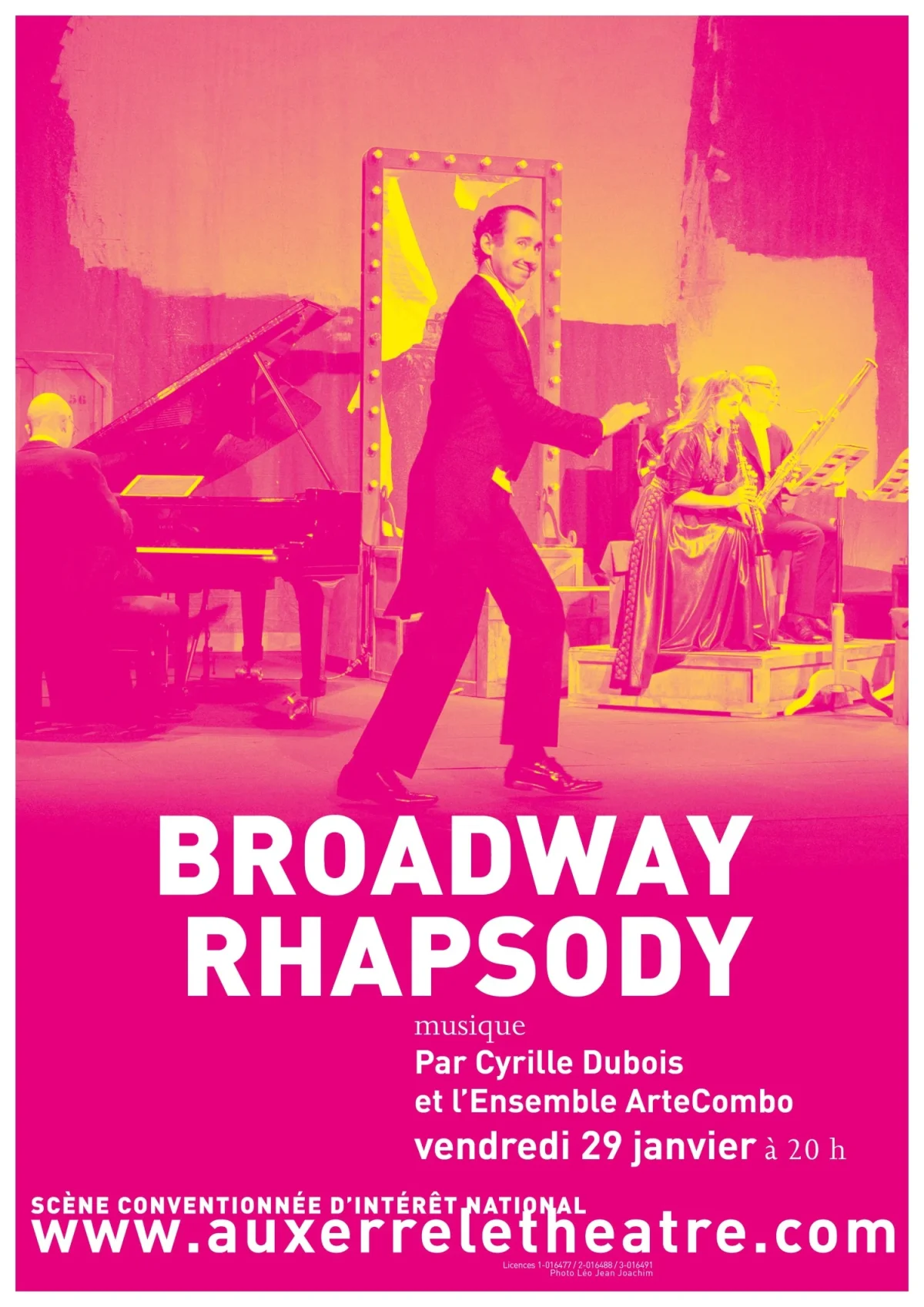 Broadway Rhapsody – Auxerre (Théâtre d'Auxerre) (affiche de l’événement)