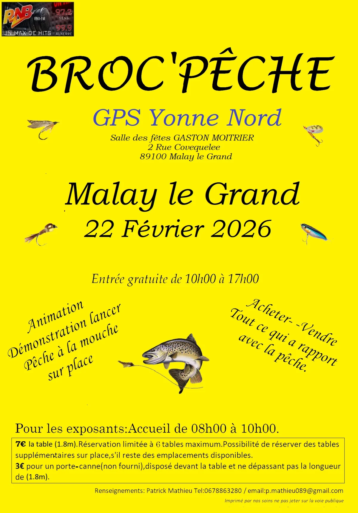 Broc pêche – Malay le Grand (Salle des fêtes Gaston Moitrier) (affiche de l’événement)