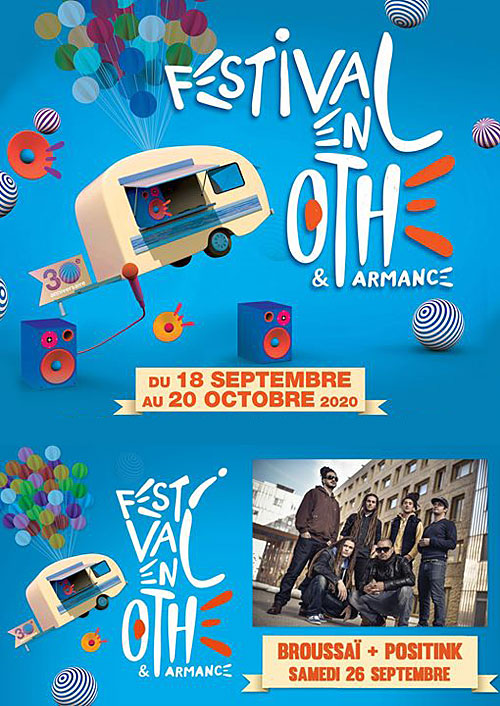 FESTIVAL EN OTHE : CONCERT avec Broussaï + Positink (Reggae)
