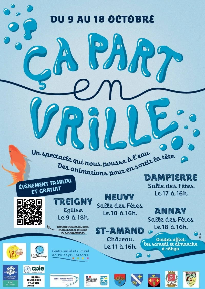 Ca Part en Vrille à Treigny ! – Treigny (Eglise) (affiche de l’événement)