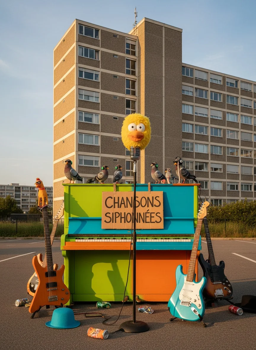 Chansons Siphonnées – Auxerre (Théâtre La scène des quais) (affiche de l’événement)
