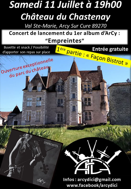 Concert avec ArCy (sortie de leur 1er album