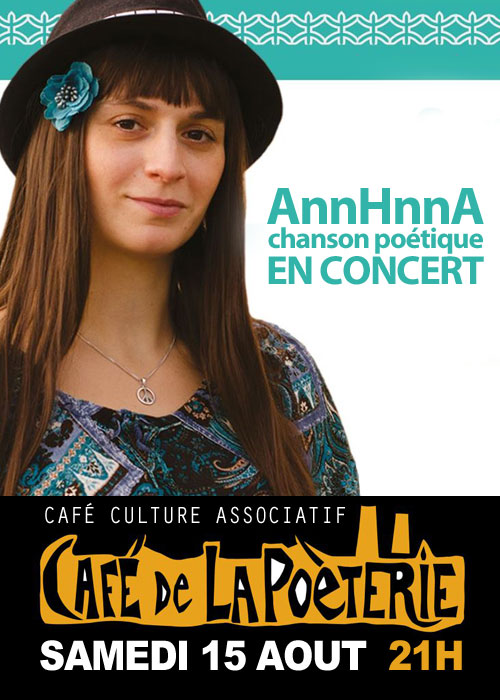 CONCERT avec AnnHnnA (chanson poétique)