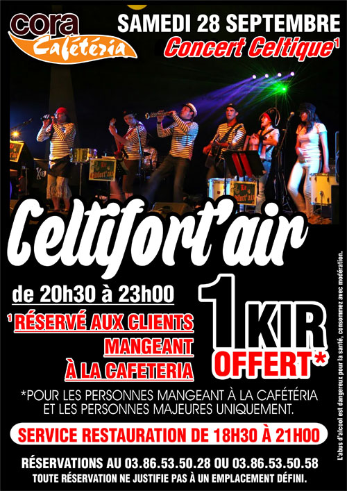 CONCERT CELTIQUE avec CELTIFORT'AIR