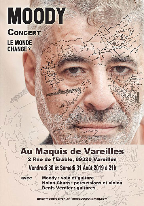 CONCERT avec MOODY (Chanson française / nouvel EP: