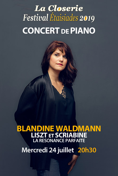 CONCERT de PIANO par Blandine Waldmann : Liszt et Scriabine « la résonance parfaite » / du Carnegie Hall de New York à La Closerie