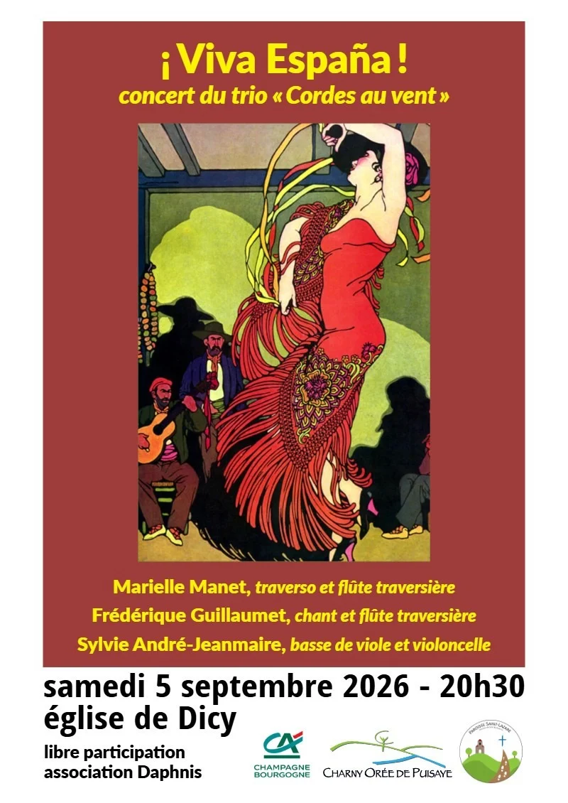 Concert "Viva Espana" – Dicy (Eglise) (affiche de l’événement)