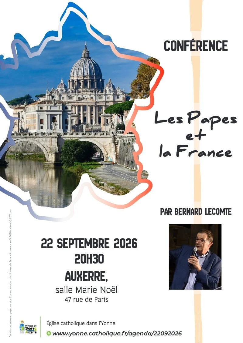 Conférence de Bernard Lecomte – Auxerre (Salle Marie Nöel) (affiche de l’événement)