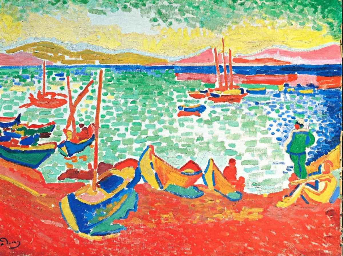 2ème conférence : "L'explosion de la couleur : le fauvisme" dans le cadre d'un cycle de 5 conférences sur l'évolution de la peinture française au 20ème siècle – Auxerre (salle des conférences de l'Abbaye Saint-Germain) (affiche de l’événement)