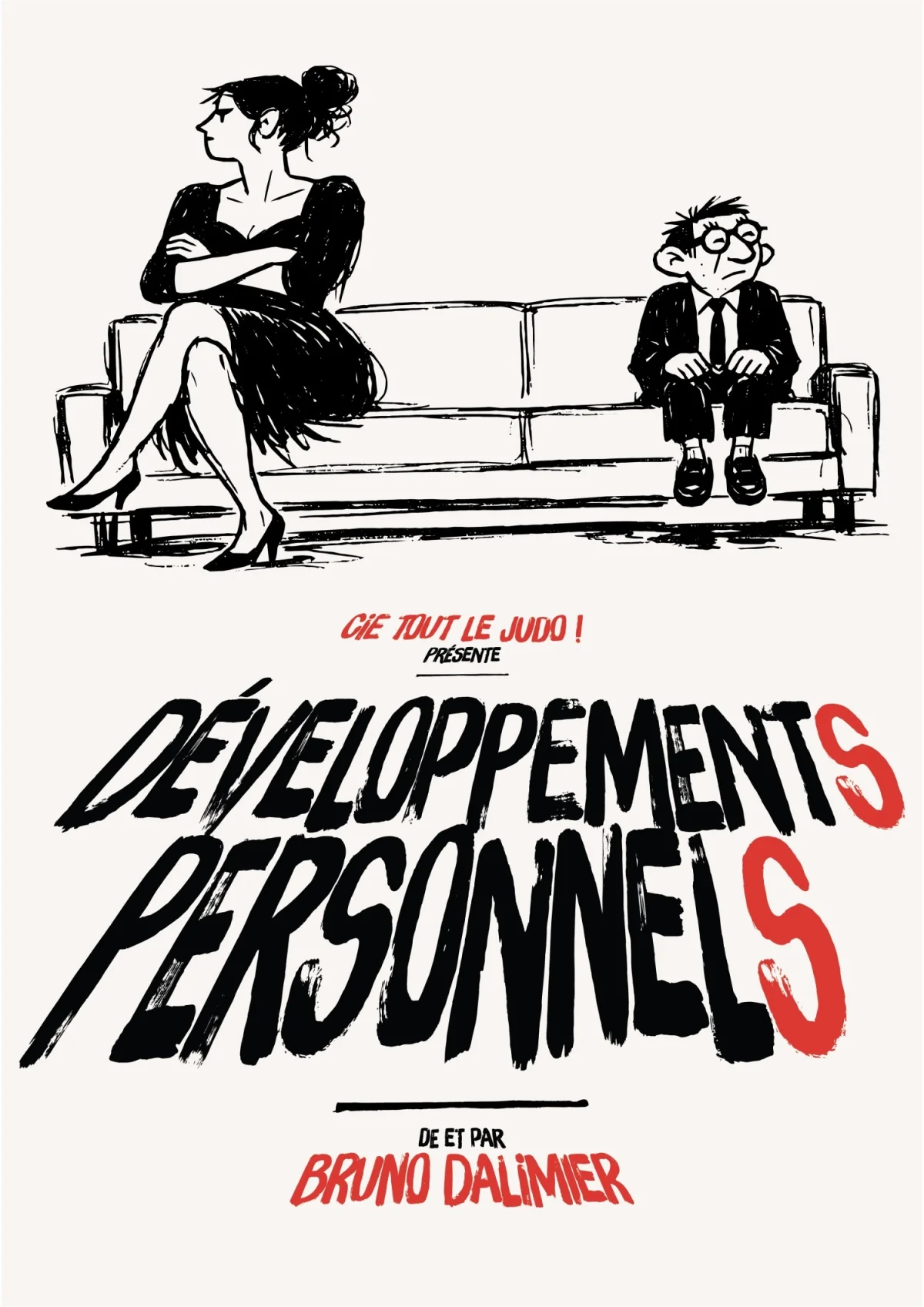 Développements personnels / seul en scène – Auxerre (Théâtre La scène de quais) (affiche de l’événement)