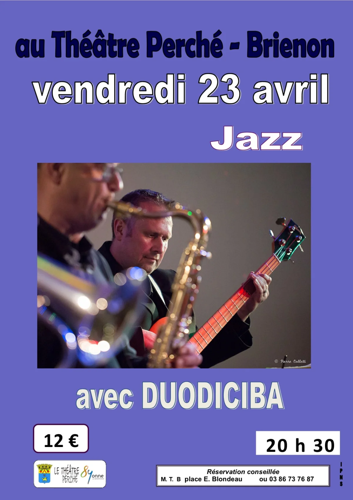 Duodiciba – Brienon-sur-Armançon (Le Théâtre perché) (affiche de l’événement)