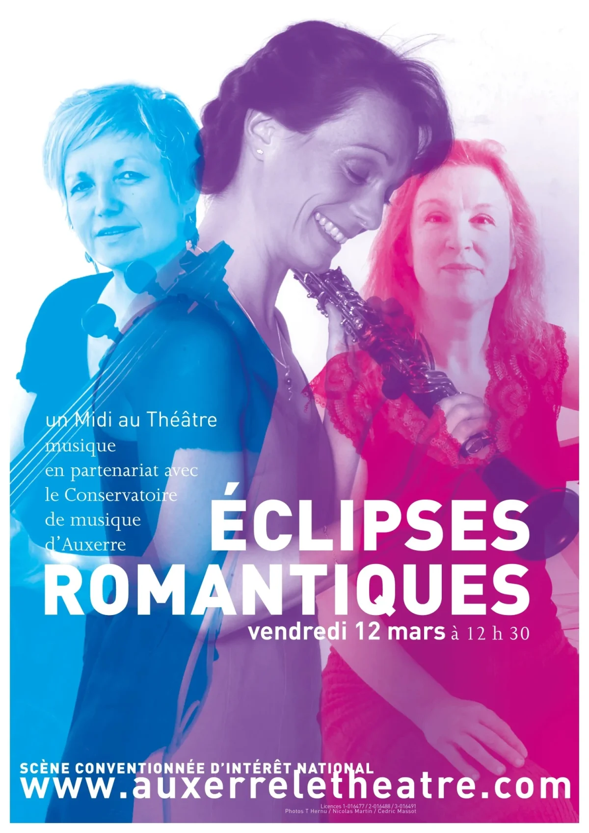 Éclipses romantiques – Auxerre (Théâtre d'Auxerre) (affiche de l’événement)