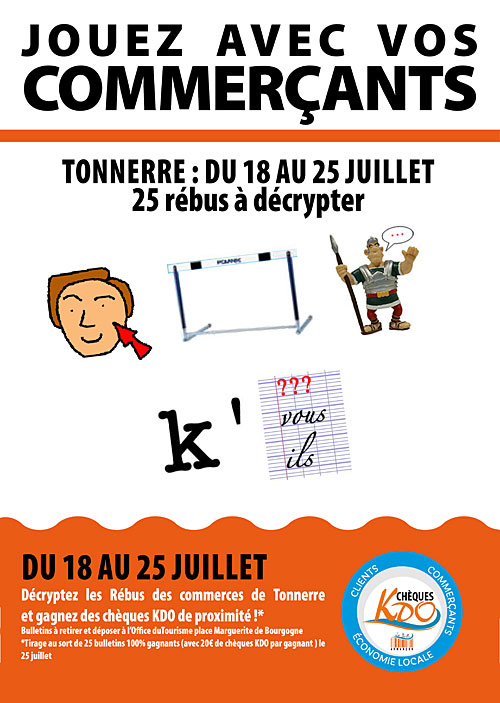 Jouez avec vos commerants et gagnez des chques cadeaux