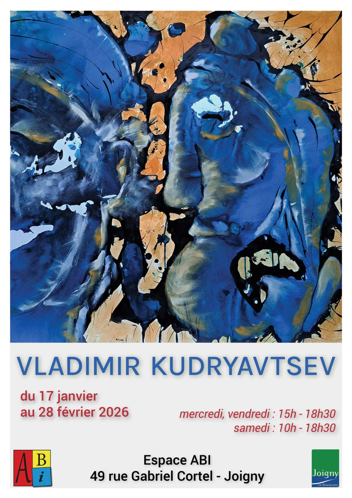 Exposition de Vladimir Kudryavtsev – Joigny (Espace ABI) (affiche de l’événement)