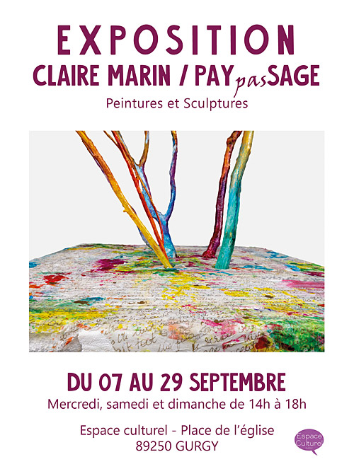 VERNISSAGE en prsence de l'artiste : EXPOSITION 