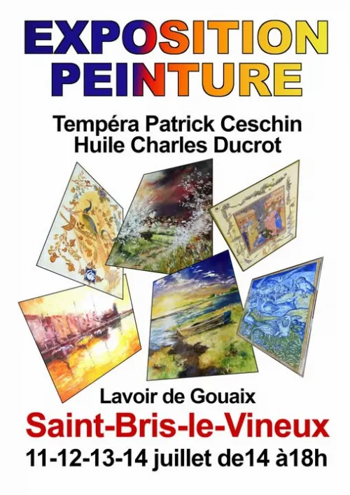 exposition exposition peinture saint bris le vineux 11 au 14 juillet 2025.webp
