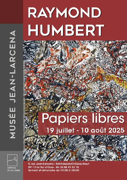 exposition papiers libres st aubin chateau neuf 19 juillet au 10 aout 2025.webp
