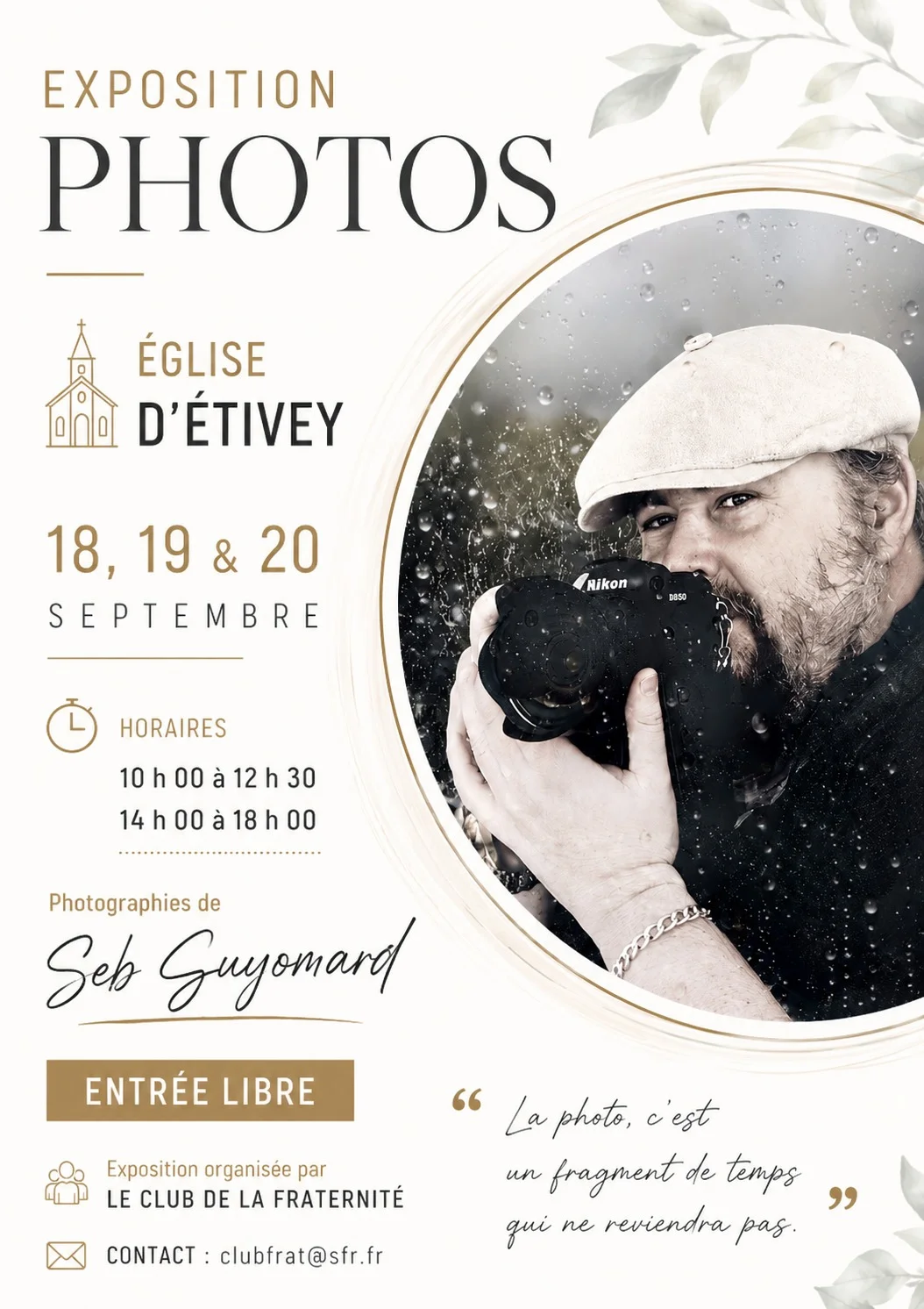 Exposition photos – Etivey (Eglise) (affiche de l’événement)