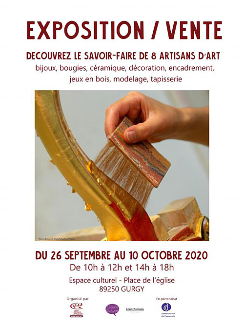 EXPOSITION / VENTE : Dcouvrez le savoir-faire de 8 artisans dart