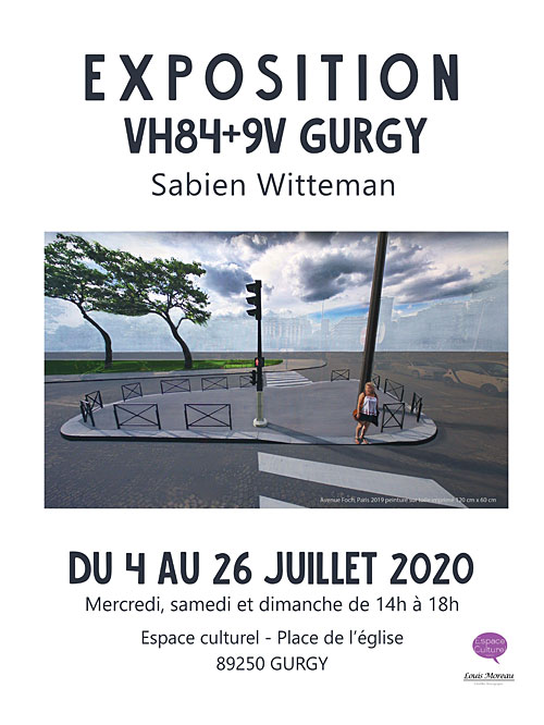 EXPOSITION du 4 au 26 juillet :