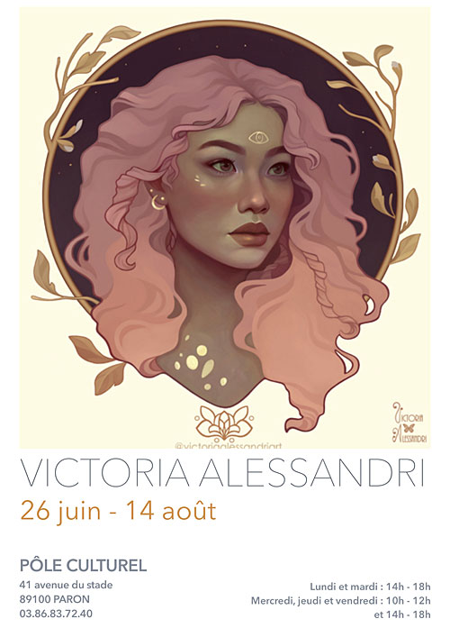 EXPOSITION : VICTORIA ALESSANDRI (Illustration / concept art) du 26 juin au 14 août