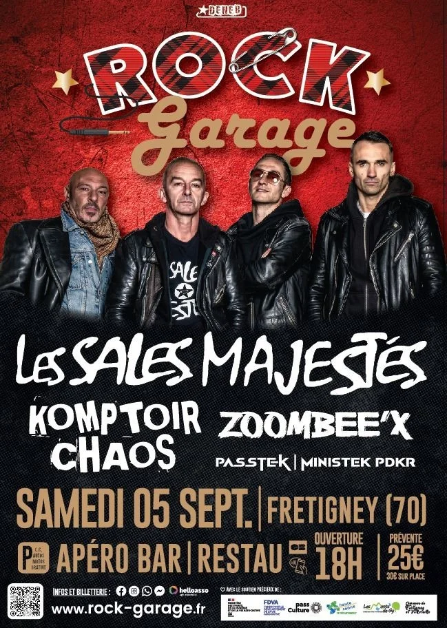 Festival Rock-Garage – Fretigney et Velloreille / Haute-Saône (Rock Garage) (affiche de l’événement)