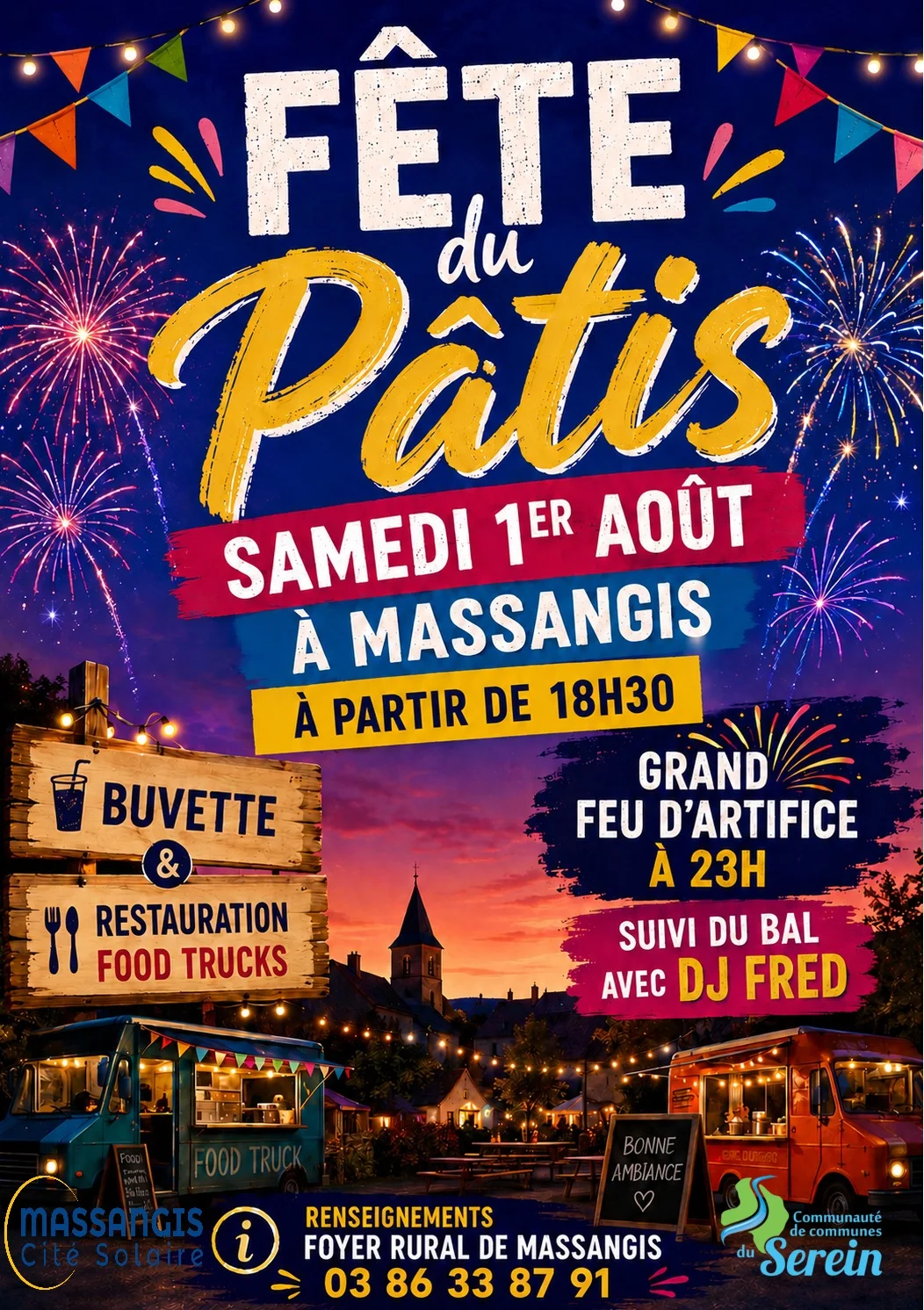 Fête du Pâtis – Massangis (Pâtis de Massangis) (affiche de l’événement)
