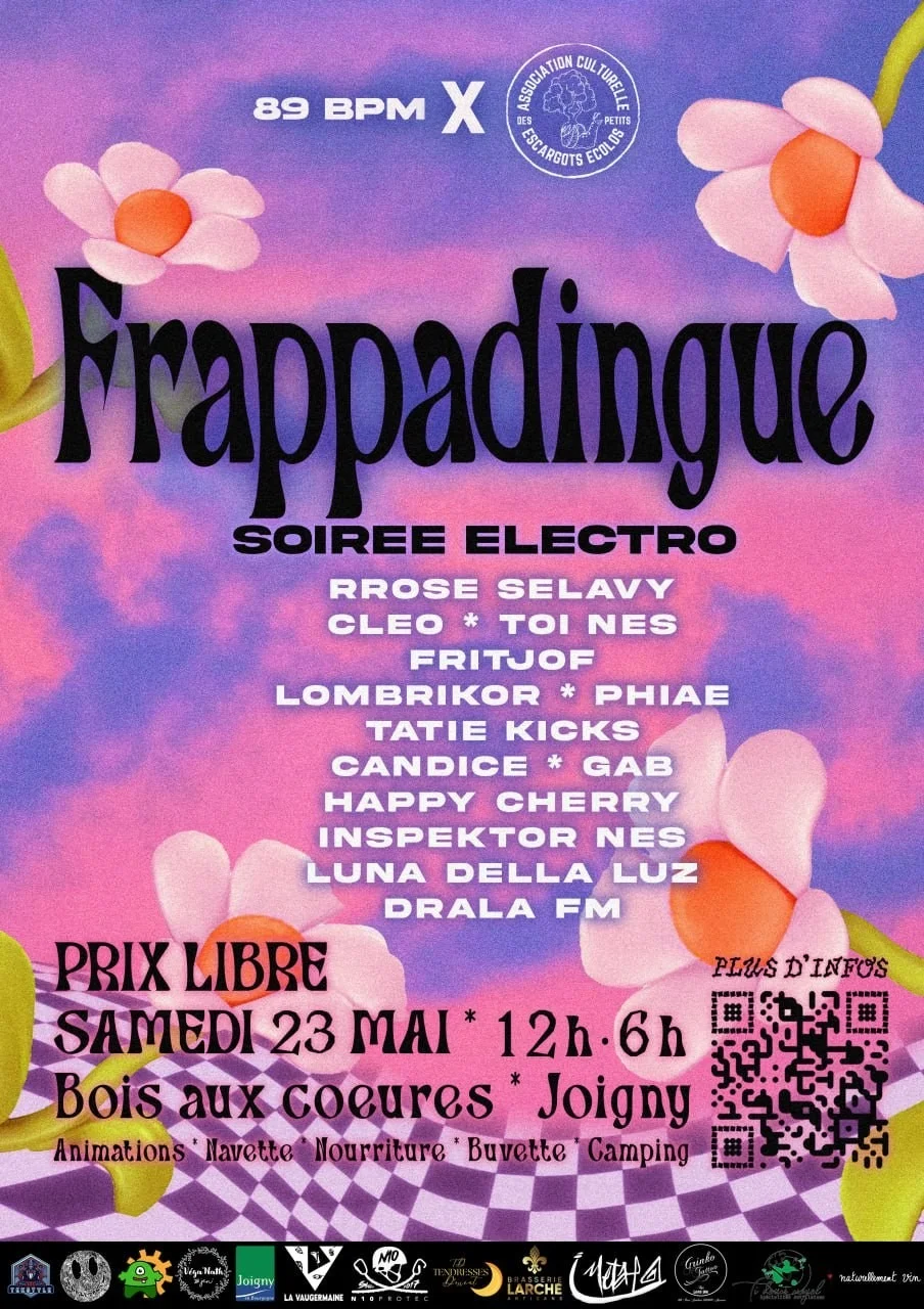 Frappadingue #2 – Joigny (Bois aux coeures - Ancien Centre Aéré, Joigny.) (affiche de l’événement)