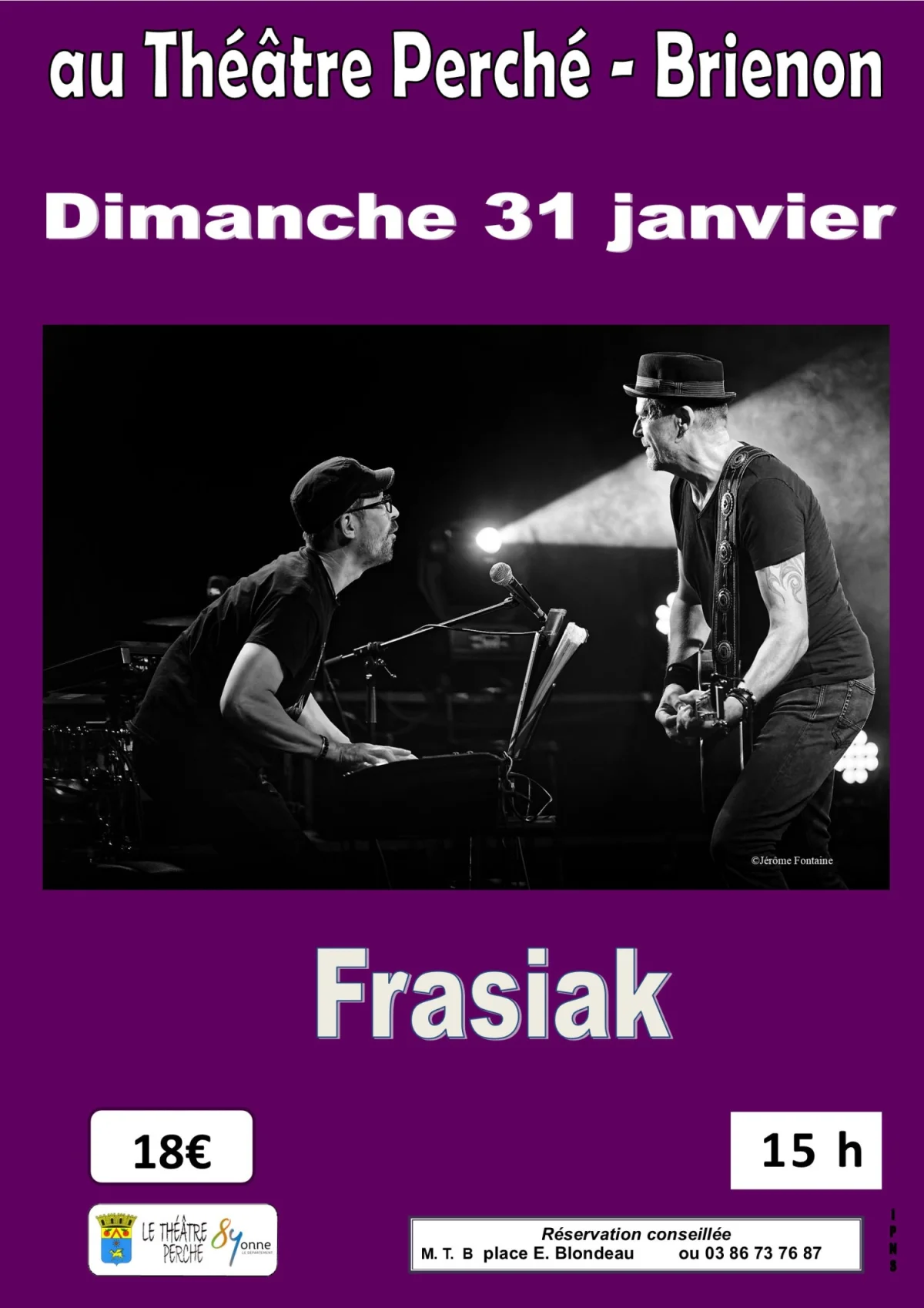 Frasiak – Brienon-sur-Armançon (Le Théâtre perché) (affiche de l’événement)