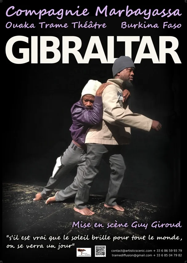 Gibraltar – Auxerre (Théâtre La Scène des Quais) (affiche de l’événement)